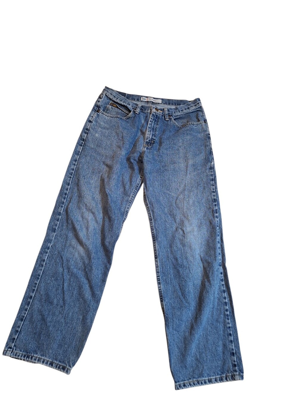 LEE Relaxed Fit Men's Jeans 33 x 30 100% Cotton Work Denim Weekends